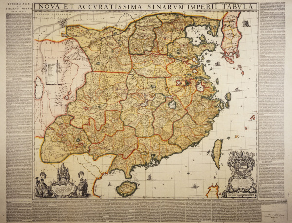 Landkarte von China from Blaeu