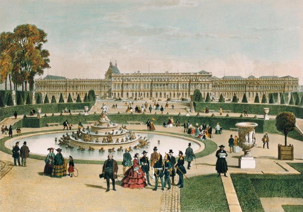 Schloß Versailles from Chapuy