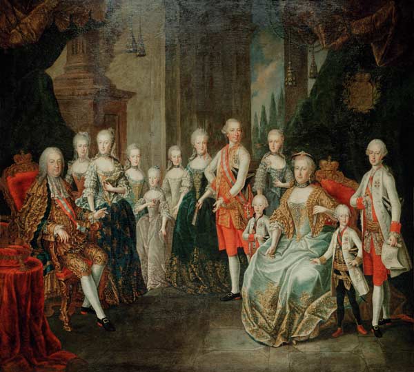 Maria Theresia,  Familienbild from Fahrensch