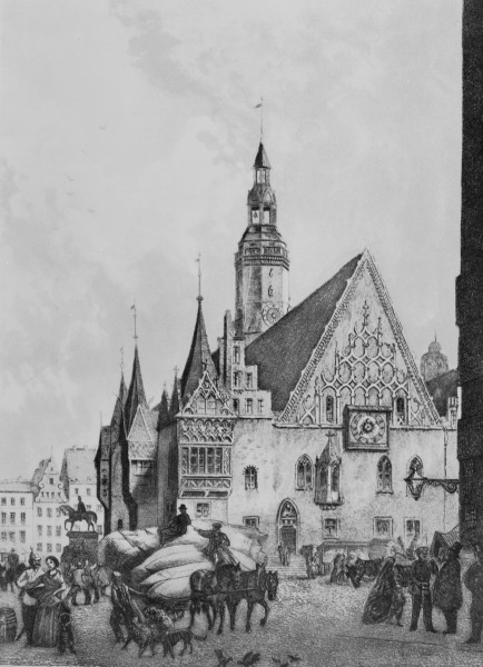 Breslau, Rathaus from Huber