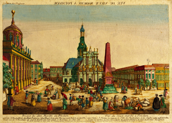 Potsdam, Alter Markt,Kupferstich um 1760 from Nabholz