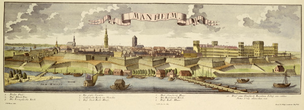 Mannheim, 1729 from Wolff