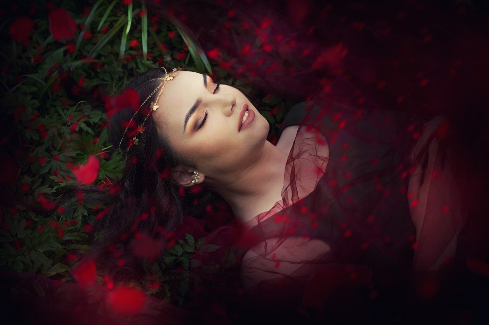 Schlafen Sie unter einem Rosenregen from Adela Lia Rusu
