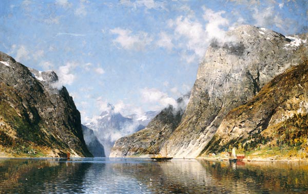 A Norwegian Fjord from Adelsteen Normann