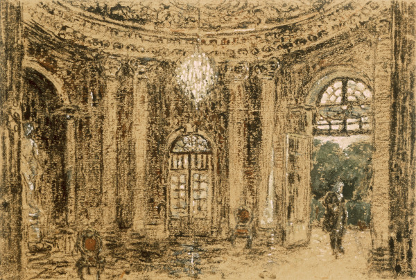 Sansscouci, Marmorsaal from Adolph Friedrich Erdmann von Menzel