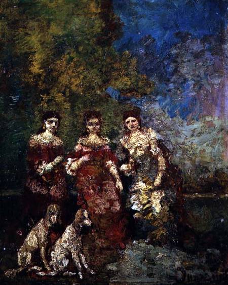 Three Women from Adolphe Jos.Th. Monticelli