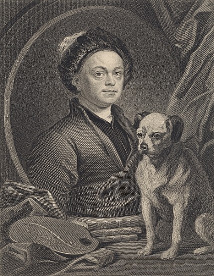 Self Portrait; engraved by J. Mollison from (after) William Hogarth