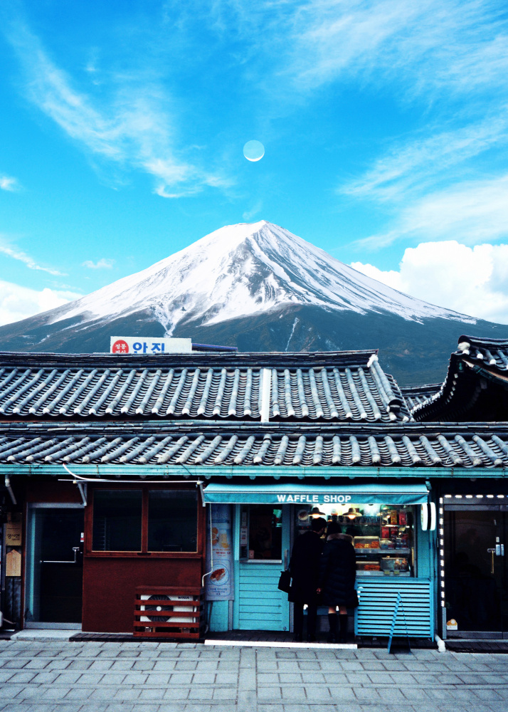 Waffel und Mt. Fuji Japan from Al Barizi
