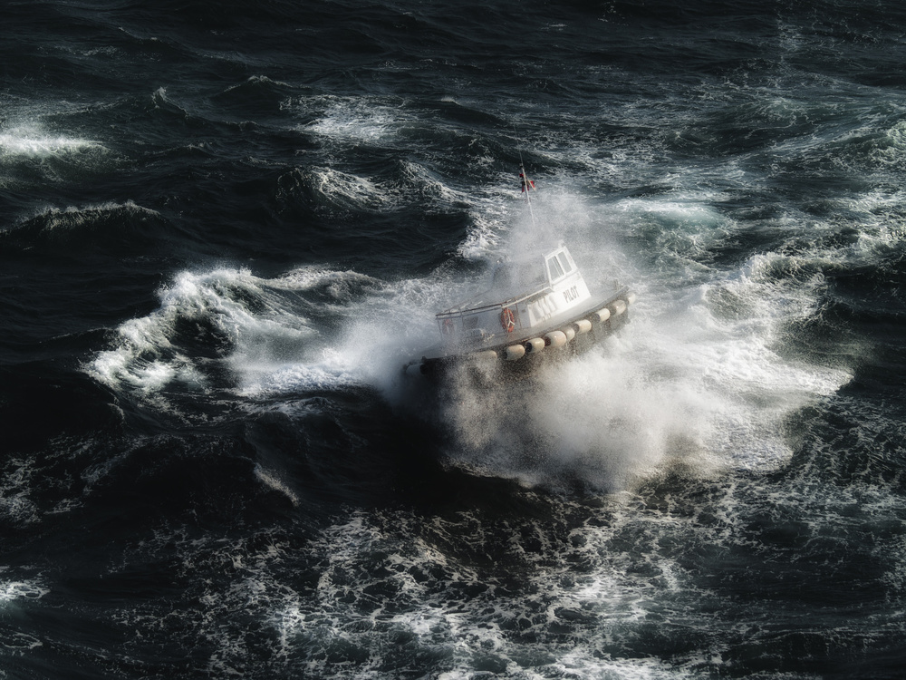 Das Boot im Sturm from Alain Mazalrey