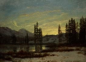 Winterlandschaft in den Rocky Mountains. from Albert Bierstadt