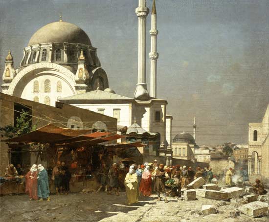 Im Basar in Konstantinopel from Alberto Pasini