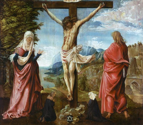 Christus am Kreuz mit Maria und Johannes from Albrecht Altdorfer