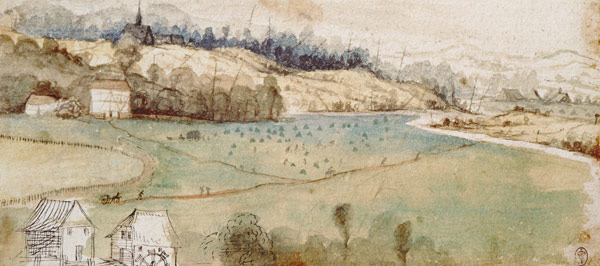 Landscape (w/c & pen and ink on paper) from Albrecht Dürer