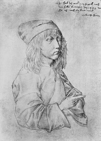 Dürer / Self-portrait as Boy / 1484 from Albrecht Dürer