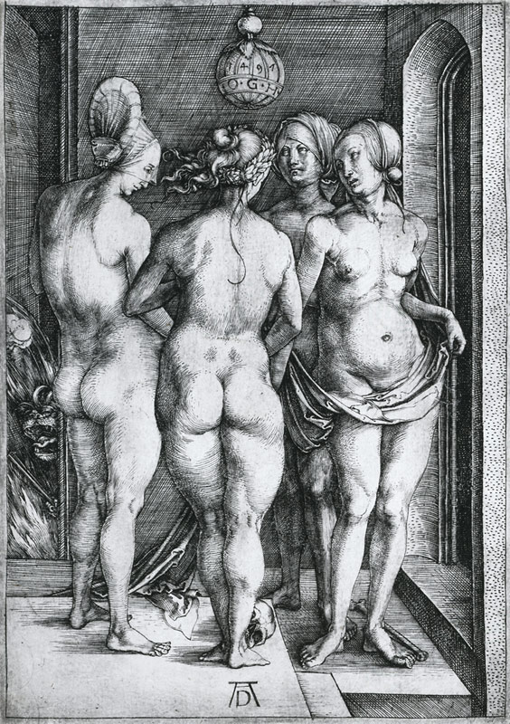 Vier nackte Frauen (Die vier Hexen) from Albrecht Dürer