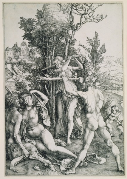 Herkules am Scheideweg (Die Eifersucht; Der große Satyr) from Albrecht Dürer