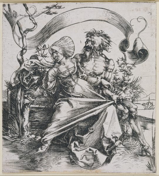 Junge Frau, vom Tode bedroht (Der Gewalttätige) from Albrecht Dürer