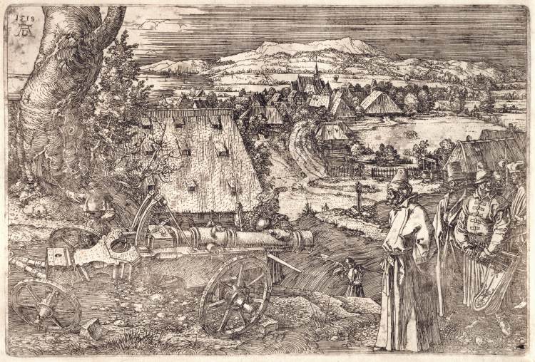 Landschaft mit Kanone (Die große Kanone; Die Kanone) from Albrecht Dürer