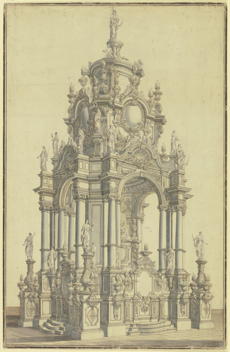 Entwurf für einen Altar from Alessandro Bibiena