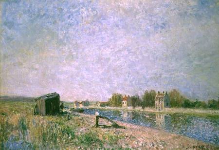 The Loing at Saint-Mammes from Alfred Sisley