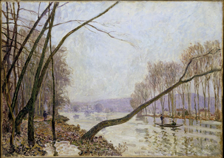 Seine-Ufer im Herbst from Alfred Sisley