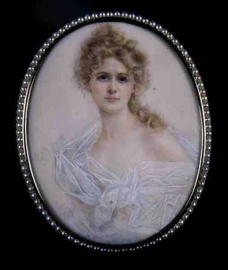 Engagement Portrait of Ruth Moore (1873-1967) from Amalia Kussner