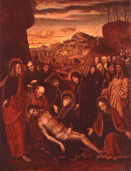 Lamentation of the Dead Christ from Ambrogio Borgognone