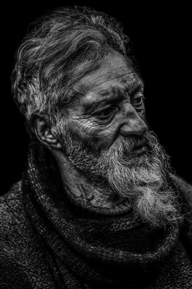 Porträt eines obdachlosen Mannes from Amir