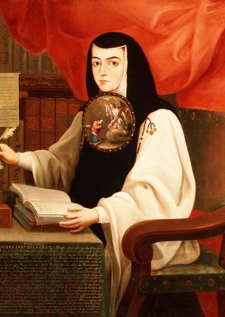 Sister Juana Ines de la Cruz (1648-95) from Andeas de Islas