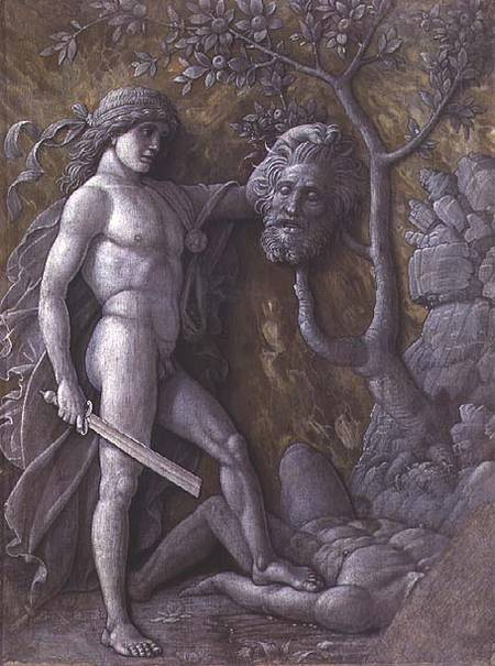 David with the head of Goliath from Andrea Mantegna