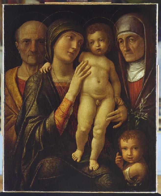 Die hl. Familie mit Elisabeth und dem Johannesknaben from Andrea Mantegna