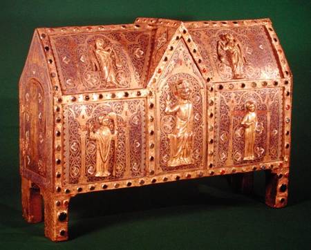 Reliquary chest of St. Calminius, Limoges from Anonym Romanisch