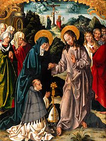Abschied Christi von Maria Epitaphbild aus St. Vinzenez und Jakob, Breslau from Anonym (Breslauer Maler)