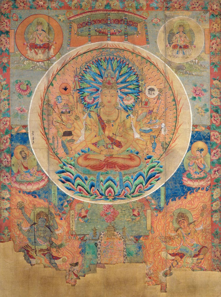 Ch.xxvviii.006 The Mandala of Sahasrabhuja Avalokitesvara, Tunhuang from Anonymous