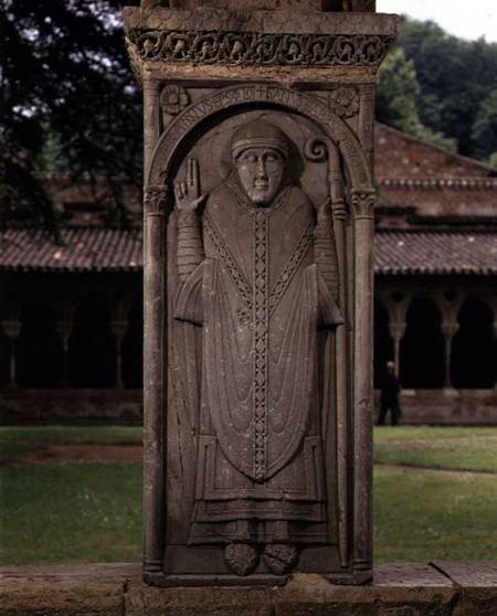 Abbot Durandus of BredonBishop of Toulouse (d.1072) cloister pier from Anonymous