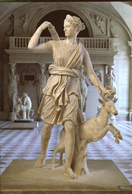 Artemis the Huntressknown as the 'Diana of Versailles' from Anonymous