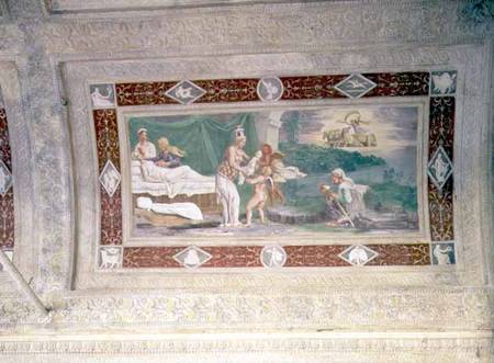 The Birth of Memnonceiling painting in the loggia of the Appartamento della Grotto (Giardino Segreto from Anonymous