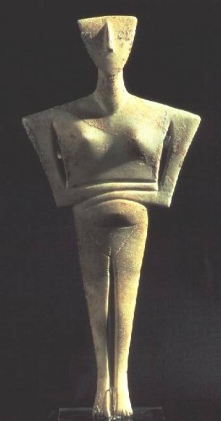 Cycladic female figurefrom the Island of Amorgo from Anonymous