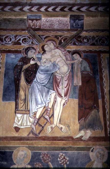 The Deposition of Christ from the cycle representing the Calendar of the Diocese of Valva from Anonymous