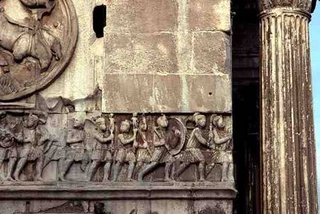 Detail from the Arch of Constantine from Anonymous