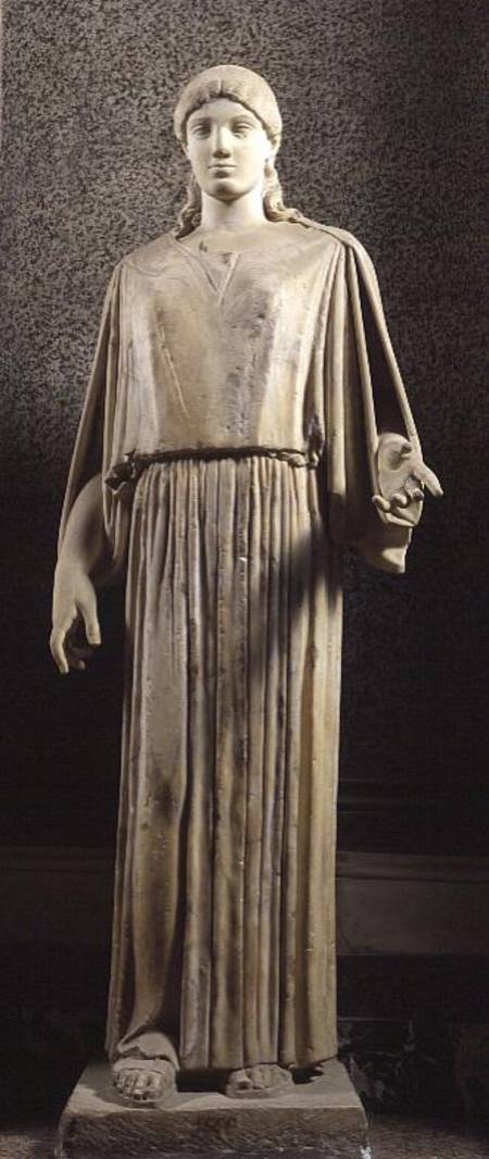 Female figure wearing a peplos from Anonymous