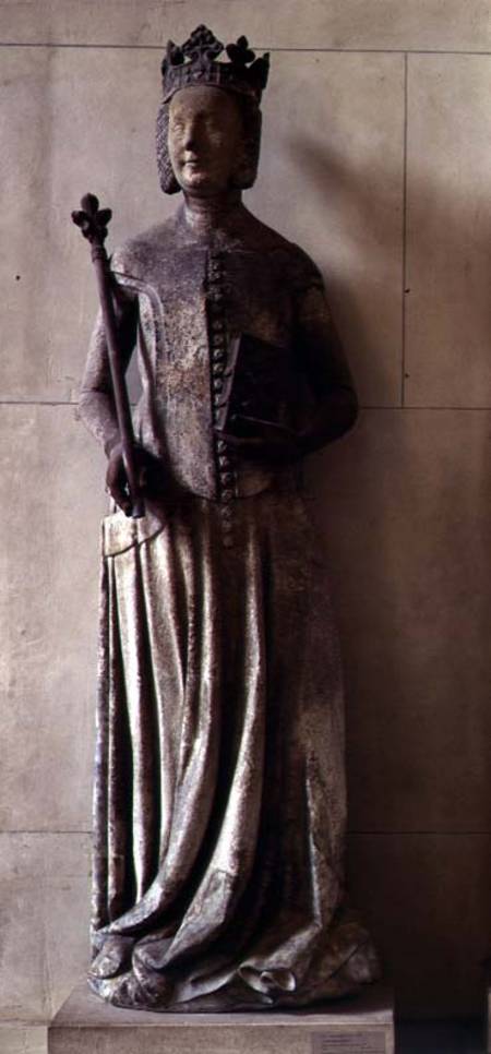 Jeanne de Bourbon, wife of Charles V of France (1337-80) from Anonymous