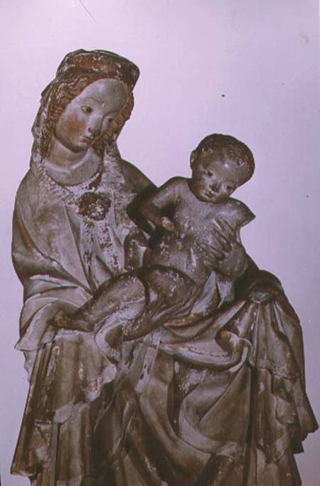 Madonna and Child, known as the Krumauer Madonna, Austrian,possibly made in Prague from Anonymous