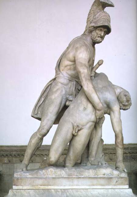 Menelaus supporting the body of PatroclusRoman copy of a Greek original from Anonymous