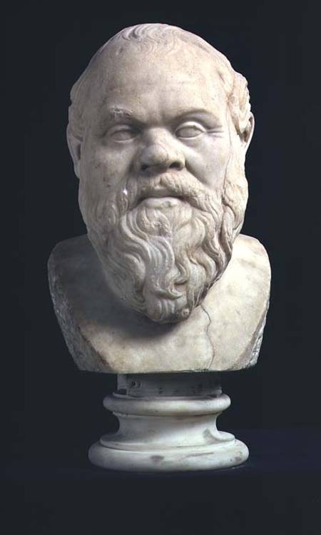 Portrait bust of Socrates (469-339 BC) from Anonymous