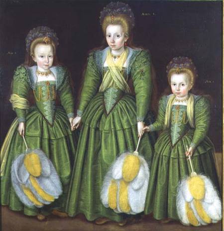 Princess Elizabeth, 2nd daughter of Charles I, at the ages of 3 from Anonymous