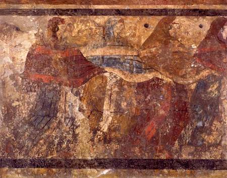 Ritual Funeral Dancedecoration from Tomb no.11 from Via dei Cappuccini from Anonymous
