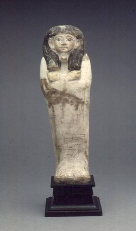 Shabti figure of Senna, Egyptian, New Kingdom (18th Dynasty) from Anonymous
