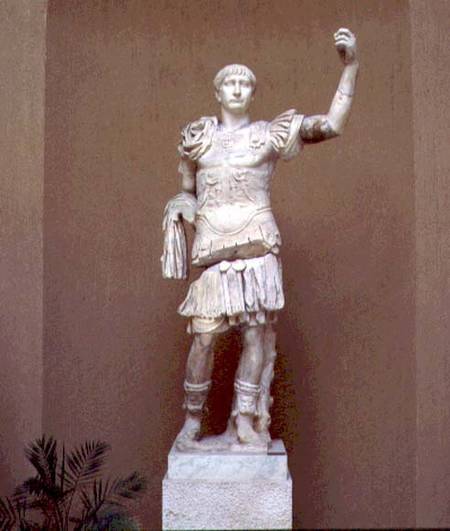 Statue of the Emperor Trajan (53-117 AD) Roman from Anonymous