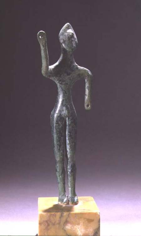 Statuette of a male figure, Greek,Geometric Period from Anonymous